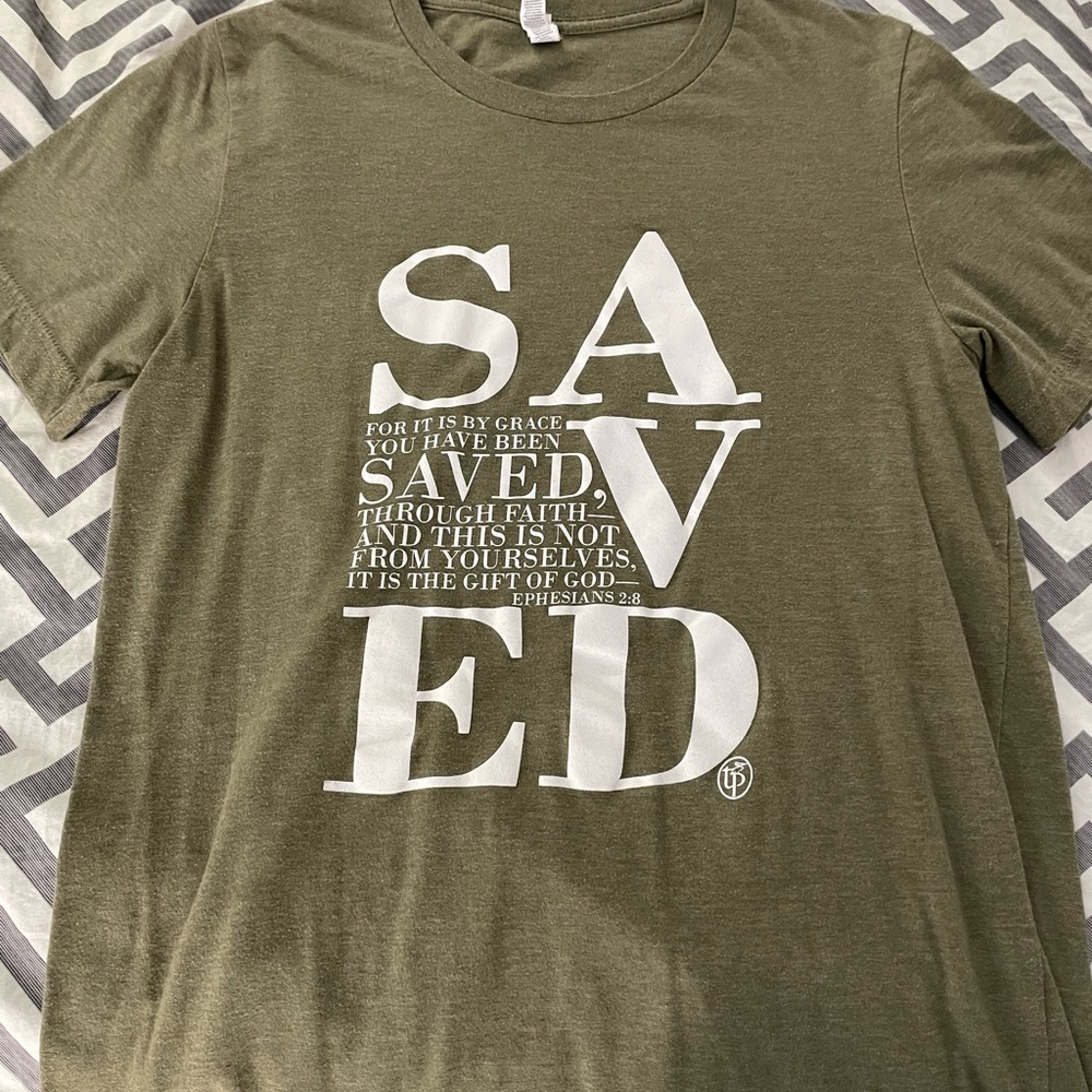 Bella Canvas saved tee, size M